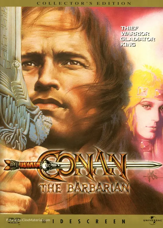 Conan The Barbarian - DVD movie cover