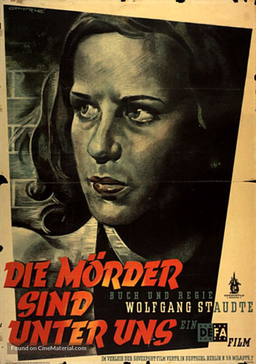 Die M&ouml;rder sind unter uns - German Movie Poster