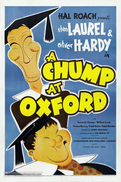 A Chump at Oxford - Theatrical movie poster