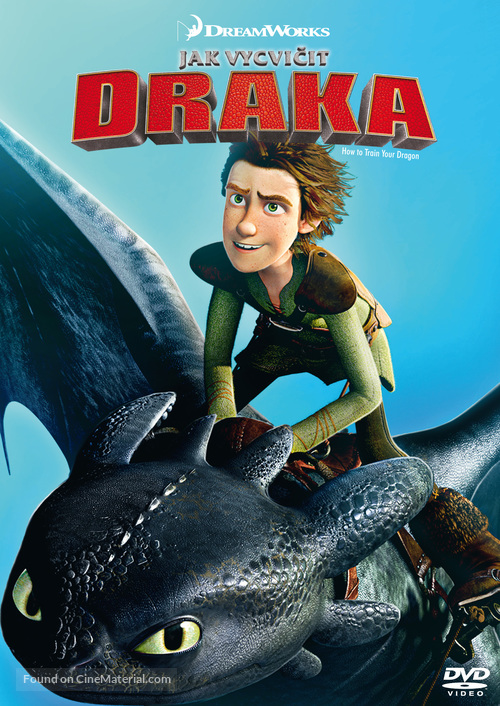 How to Train Your Dragon - Czech DVD movie cover