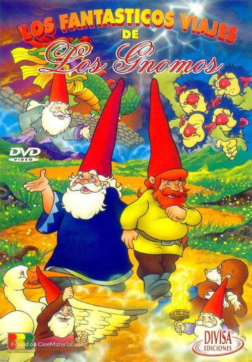 Los fant&aacute;sticos viajes de los gnomos - Spanish Movie Cover