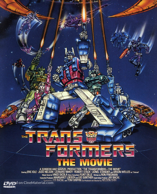 The Transformers: The Movie - DVD movie cover