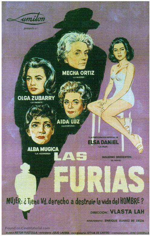 Las furias - Argentinian Movie Poster