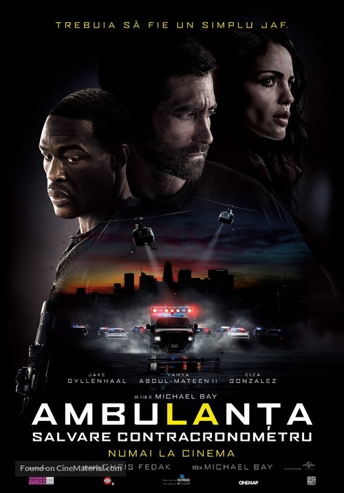 Ambulance - Romanian Movie Poster