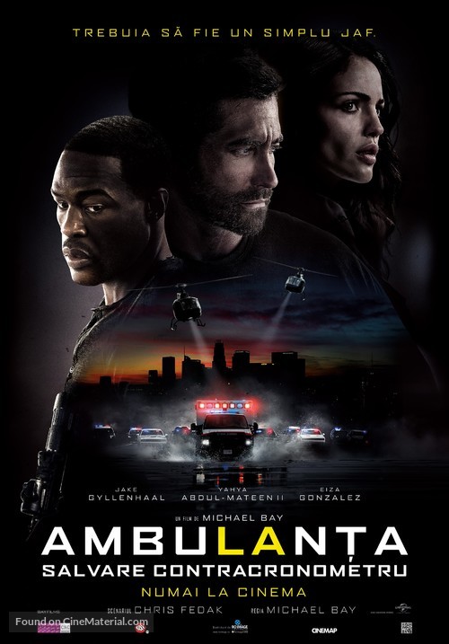 Ambulance - Romanian Movie Poster