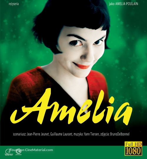 Le fabuleux destin d&#039;Am&eacute;lie Poulain - Polish Blu-Ray movie cover