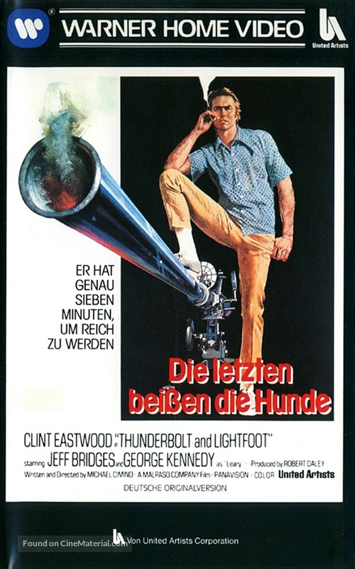 Thunderbolt And Lightfoot - German VHS movie cover
