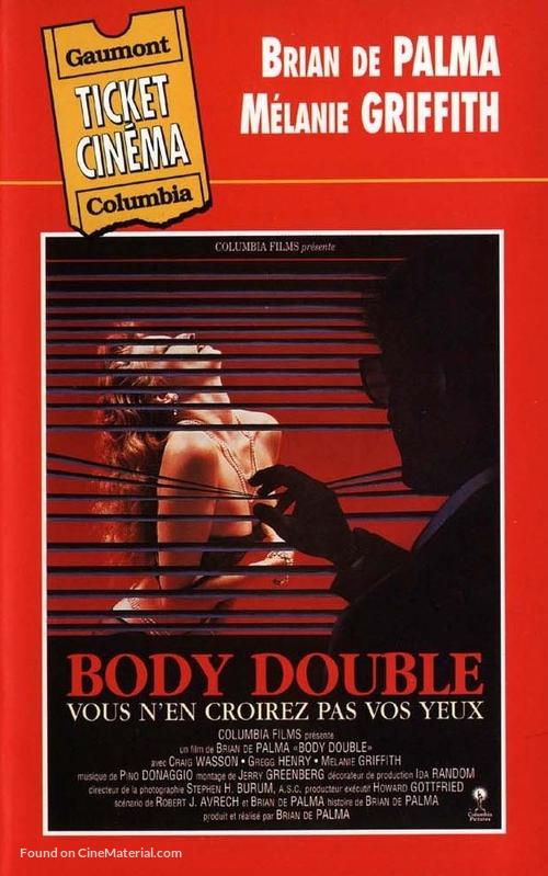 Body Double - French VHS movie cover