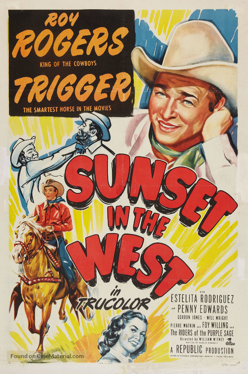 Sunset in the West - Movie Poster