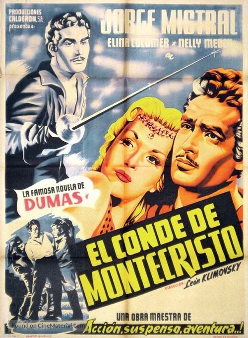 El conde de Montecristo - Argentinian Movie Poster