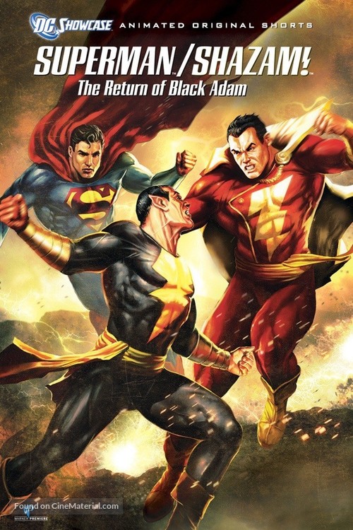 Superman/Shazam! The Return of Black Adam - DVD movie cover