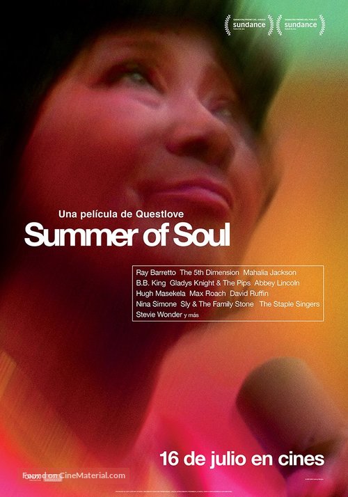 Summer of Soul (...Or, When the Revolution Could Not Be Televised) - Spanish Movie Poster