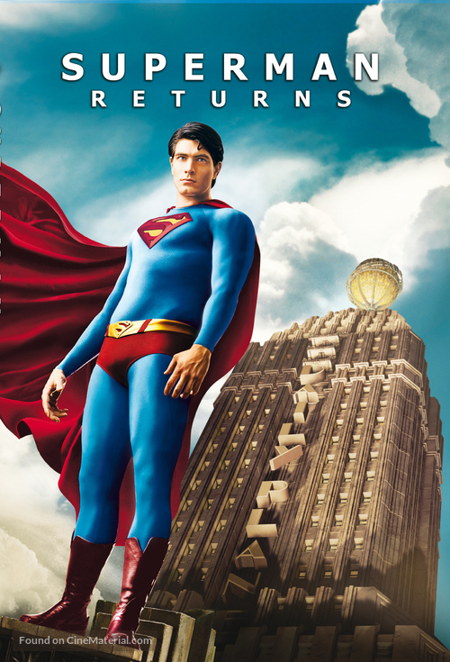 Superman Returns (2006) dvd movie cover