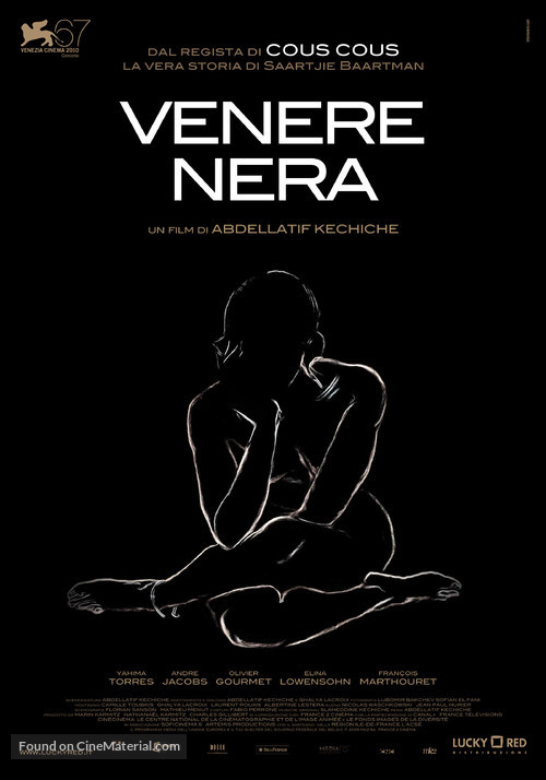 V&eacute;nus noire - Italian Movie Poster