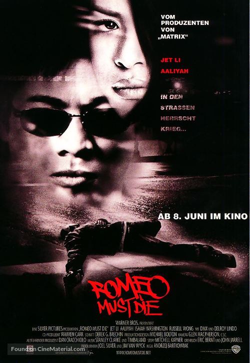 Romeo Must Die - German Movie Poster