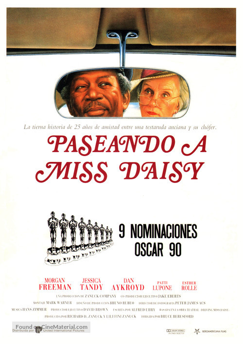 Driving Miss Daisy - Spanish Movie Poster