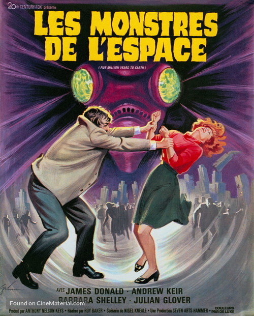 Quatermass and the Pit - French Movie Poster