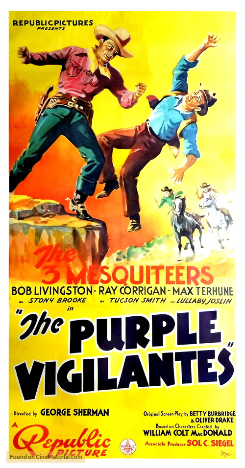 The Purple Vigilantes - Movie Poster