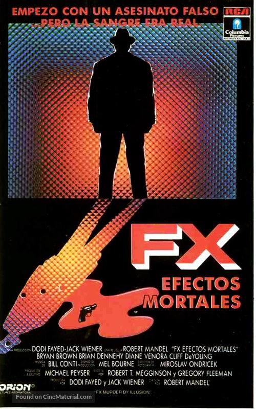 F/X - Spanish VHS movie cover