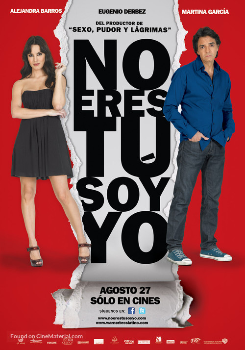No eres tu, soy yo - Mexican Movie Poster