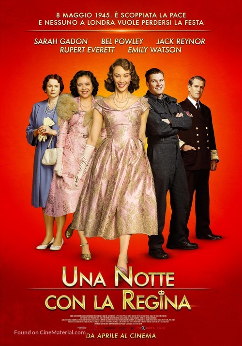 A Royal Night Out - Italian Movie Poster
