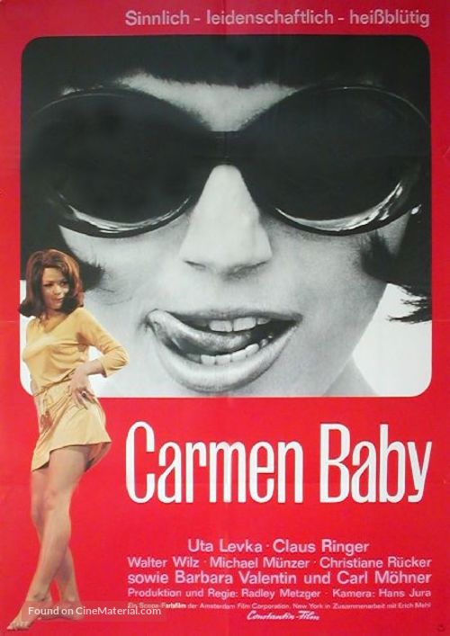 Carmen, Baby - German Movie Poster