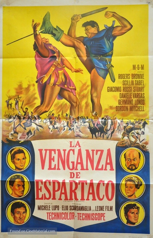 La vendetta di Spartacus - Spanish Movie Poster