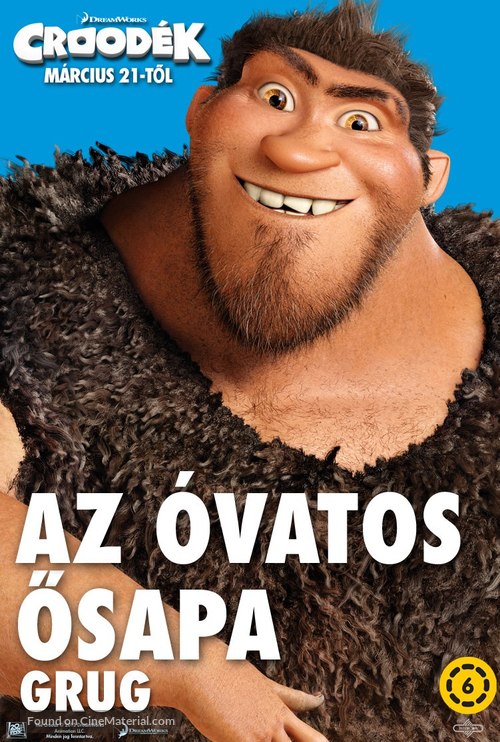 The Croods - Hungarian Movie Poster