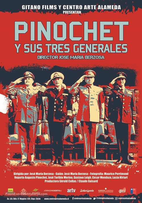 Pinochet et ses trois generaux - Chilean Movie Poster
