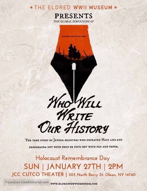 Who Will Write Our History - Movie Poster