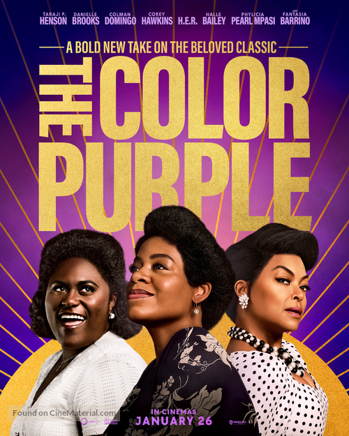 The Color Purple - British Movie Poster