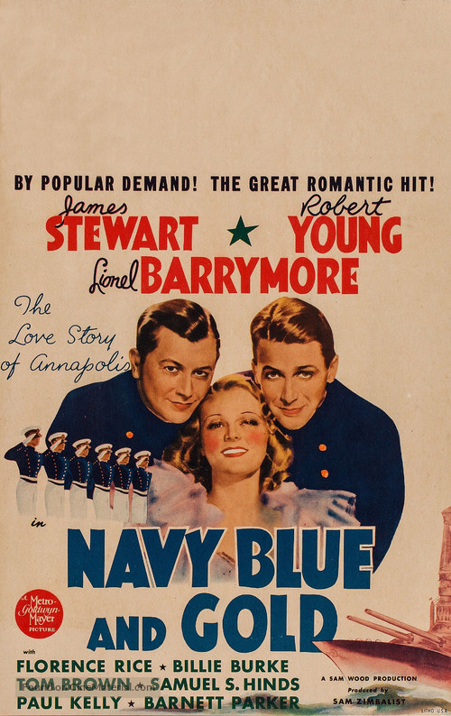 Navy Blue and Gold - Movie Poster