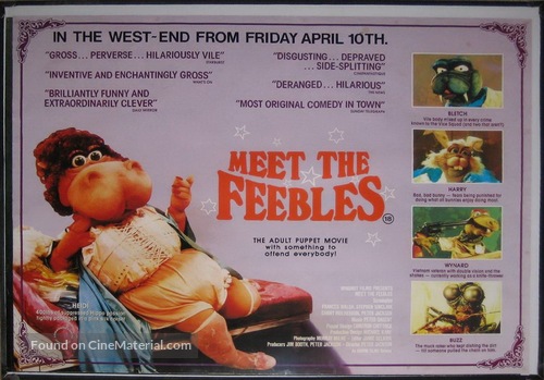 Meet the Feebles - British Movie Poster