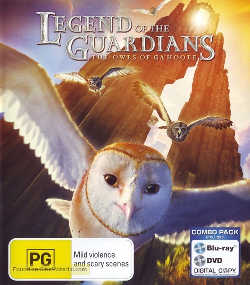 Legend of the Guardians: The Owls of Ga&#039;Hoole - Australian Blu-Ray movie cover