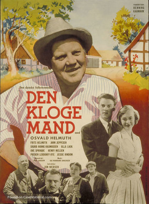 Den kloge mand - Danish Movie Poster