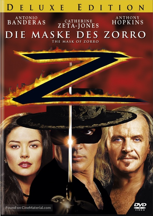 The Mask Of Zorro - Swiss Movie Cover