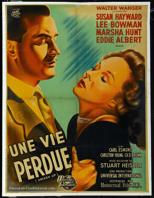 Smash-Up: The Story of a Woman - French Movie Poster