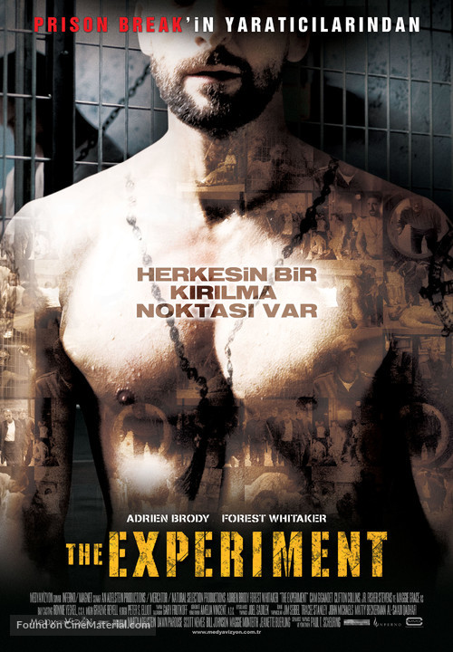 The Experiment - Turkish Movie Poster