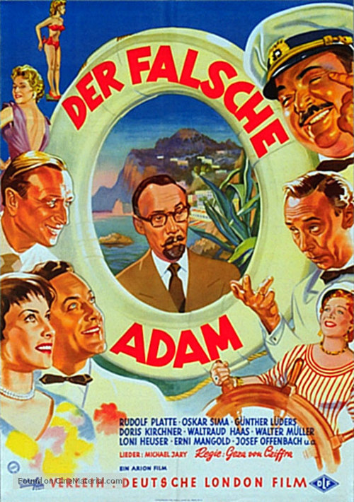 Falsche Adam, Der - German Movie Poster