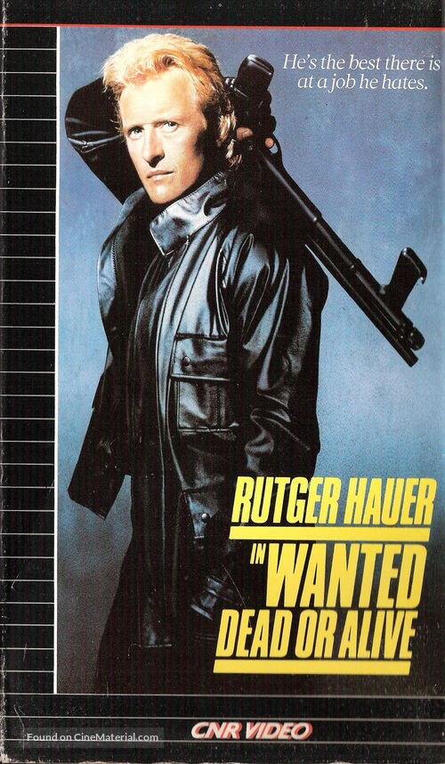 Wanted Dead Or Alive - VHS movie cover