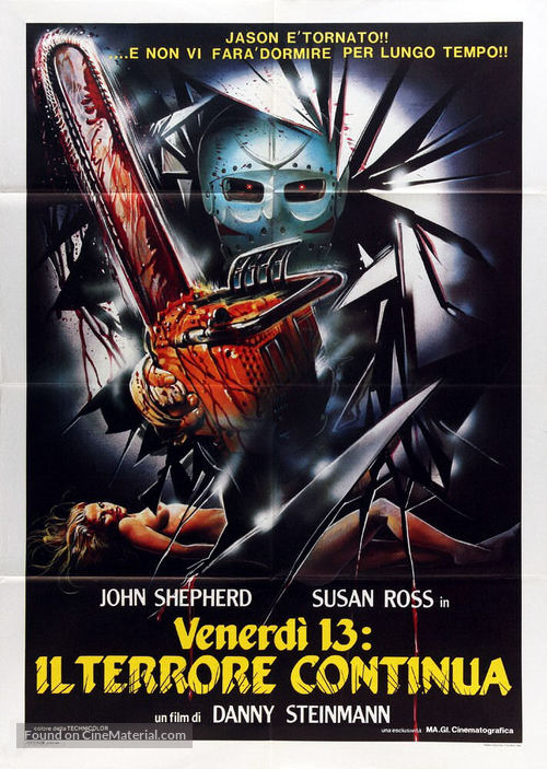 Friday the 13th: A New Beginning - Italian Movie Poster