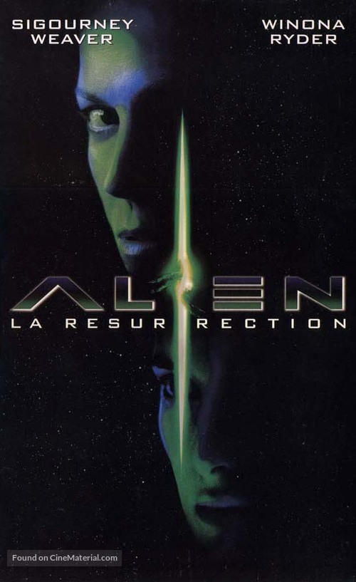 Alien: Resurrection - French VHS movie cover
