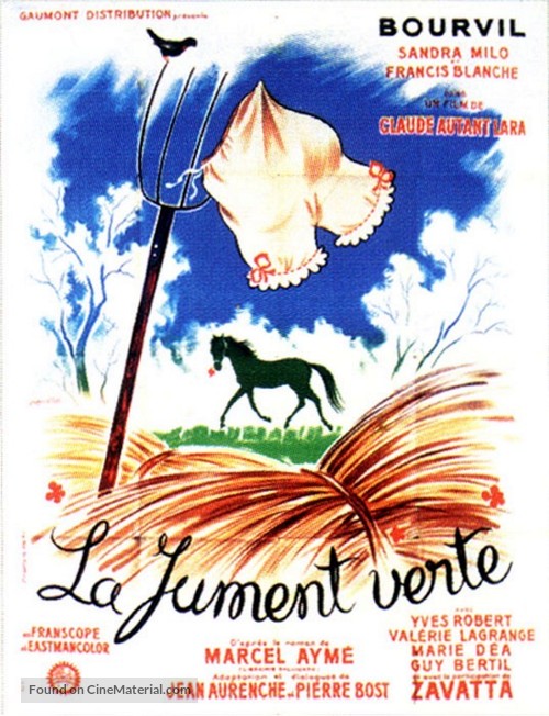 La jument verte - French Movie Poster