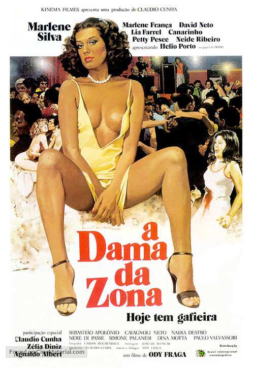 A Dama da Zona - Brazilian Movie Poster