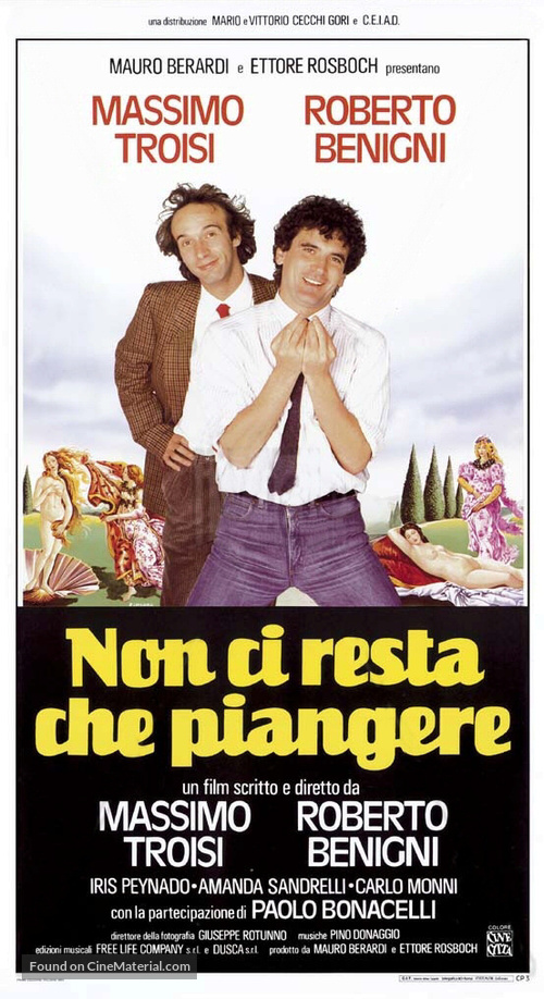 Non ci resta che piangere - Italian Theatrical movie poster