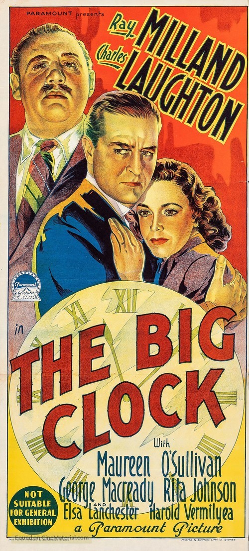The Big Clock - Australian Movie Poster