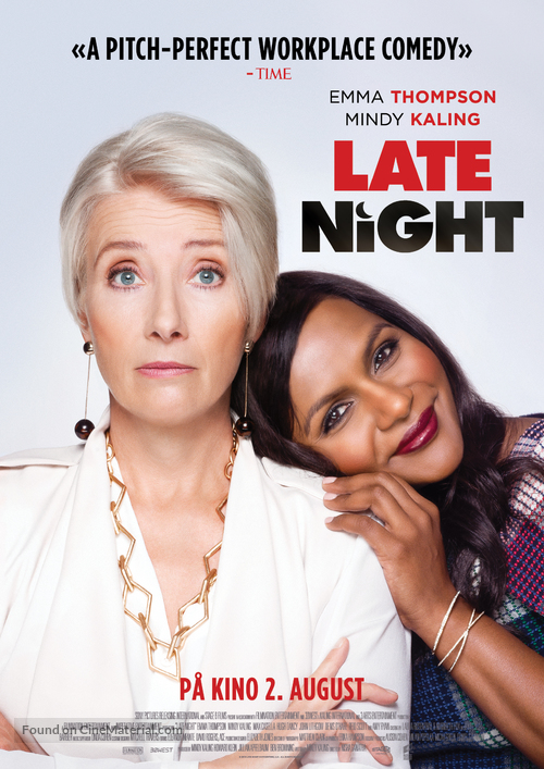 Late Night - Danish Movie Poster