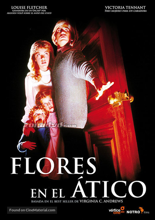 Flowers in the Attic - Spanish DVD movie cover