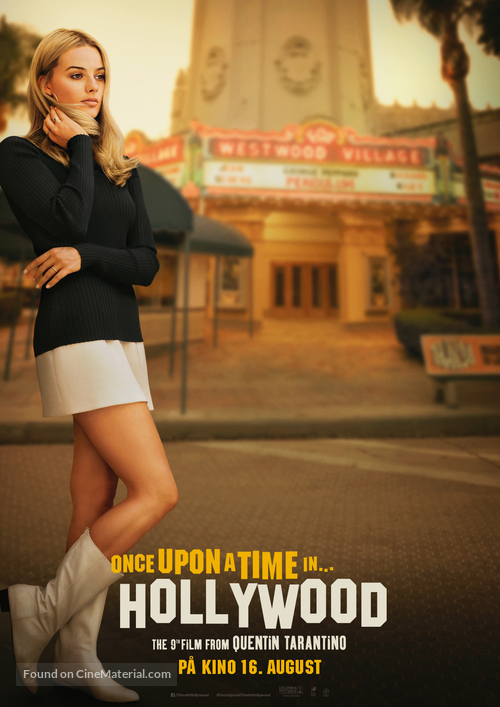 Once Upon a Time in Hollywood - Norwegian Movie Poster
