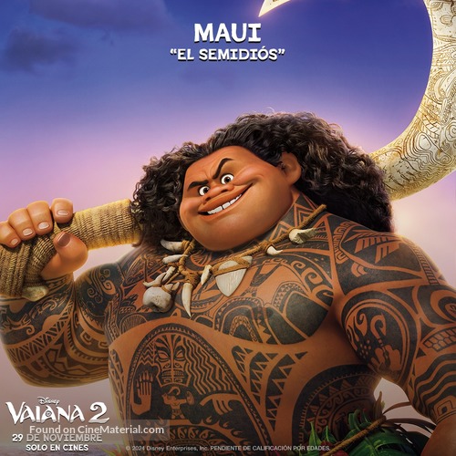 Moana 2 - Spanish Movie Poster